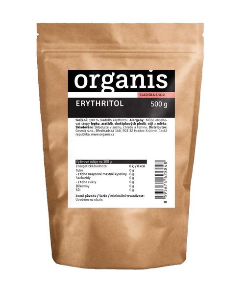 Organis Erythritol 500 g