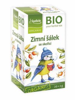 Apotheke BIO Zimní šálek se skořicí nálevové sáčky 20x2 g