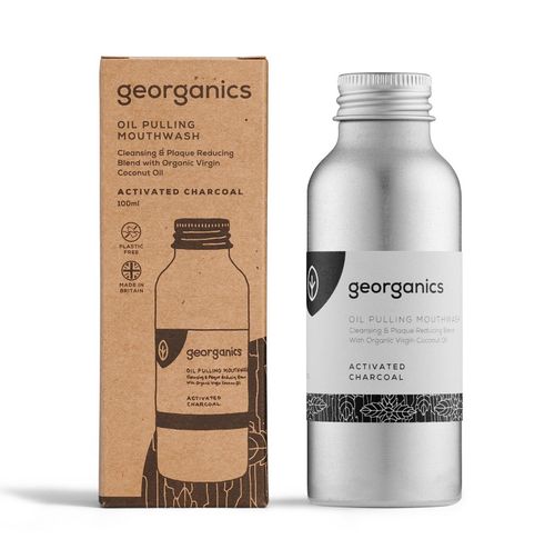 Georganics Aktivní uhlí ústní voda na olejové bázi 100 ml