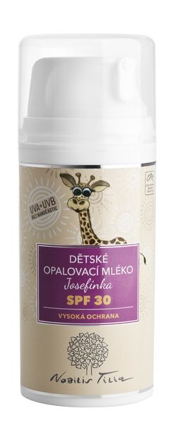 Nobilis Tilia - Dětské opalovací mléko Josefínka SPF 30, 100 ml
