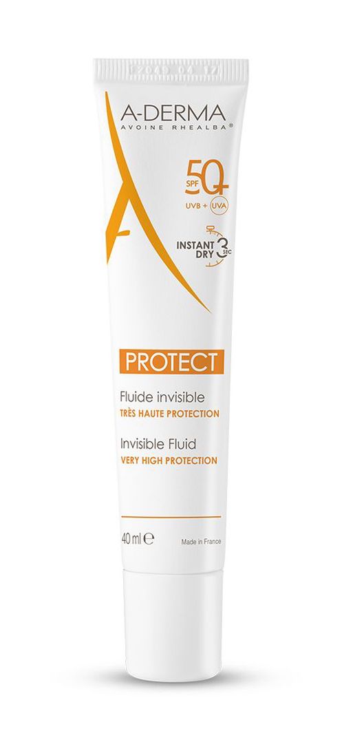 A-Derma Protect Transparentní fluid SPF50+ 40 ml