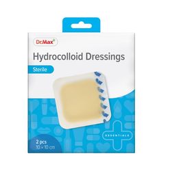Dr.Max Hydrocolloid Dressings Sterile 10x10 cm 2 ks