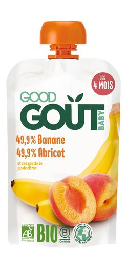 Good Gout BIO Meruňka s banánem 4m+ 120 g