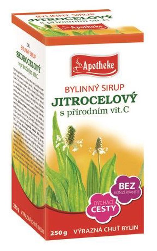 Apotheke Bylinný sirup Jitrocelový 250 g