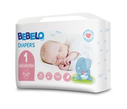 BEBELO Care Diapers Newborn 1 dětské pleny 28 ks