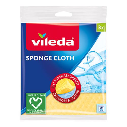 Vileda Sponge Cloth houbový hadřík 3 ks