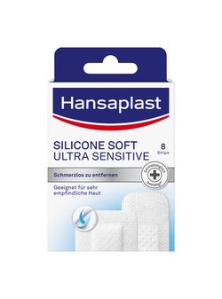 Hansaplast Silicone Soft ultra sensitive náplasti 8 ks