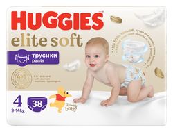 Huggies Elite Soft Pants 4 9–14 kg 38 ks