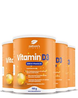 Vitamín D3 v prášku 3+1 ZDARMA