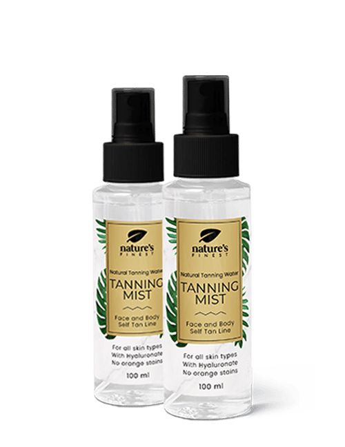 Tanning Mist 1+1 | Bezsluneční opálení | Rychleschnoucí | Dlouhotrvající | Hydratační | Veganské | Bez krutosti | Organické | 200g