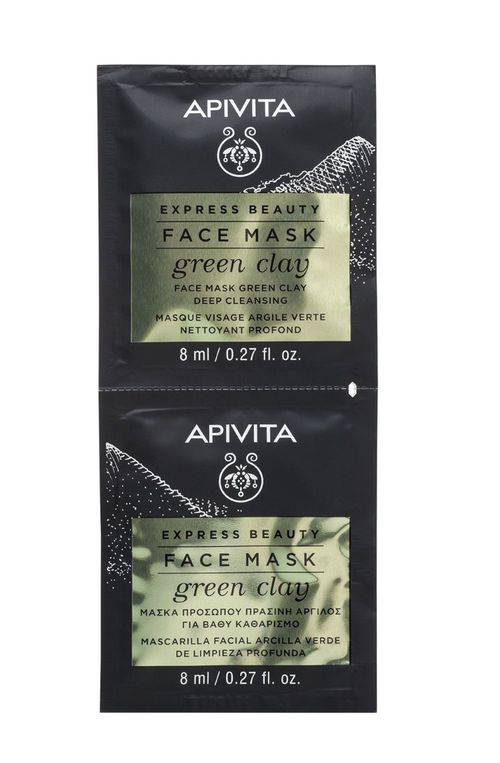 APIVITA Express Beauty Green Clay pleťová maska 2x8 ml