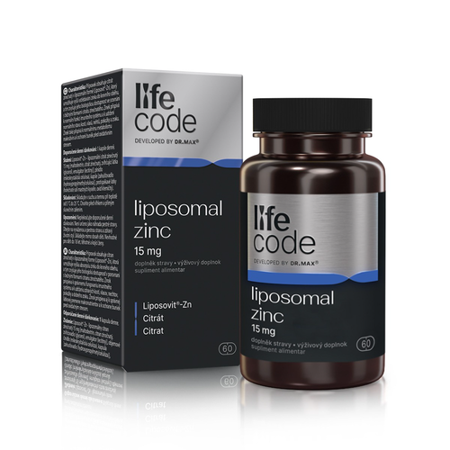 LifeCode developed by Dr. Max Liposomal Zinc 60 kapslí