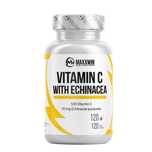 MAXXWIN Vitamin C 500 mg + Echinacea 120 kapslí