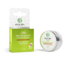 Green idea CBD balzám na rty 15 ml