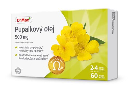 Dr.Max Pupalkový olej 500 mg 60 kapslí