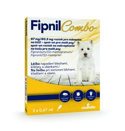 Fipnil Combo 67/60.3 mg spot-on Dog S 3x0,67 ml