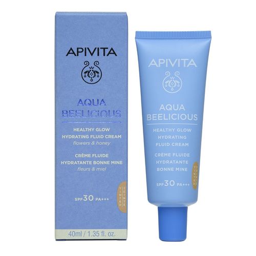 APIVITA Aqua Beelicious SPF30 tónovaný hydratační krém 40 ml