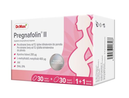 Dr.Max Pregnafolin II 30 tablet + 30 kapslí