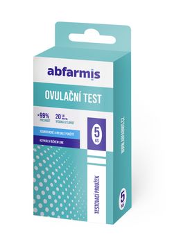 Abfarmis Ovulační test 20 mIU/ml testovací proužky 5 ks