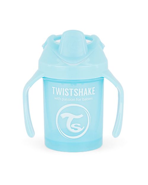 Twistshake Hrnek netekoucí učící 230 ml modrý