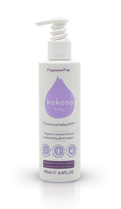 Kokoso Baby Tělové mléko bez parfemace 190 ml