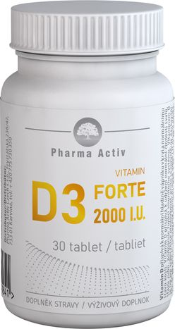 Pharma Activ Vitamin D3 FORTE 2000 I.U. 30 tablet
