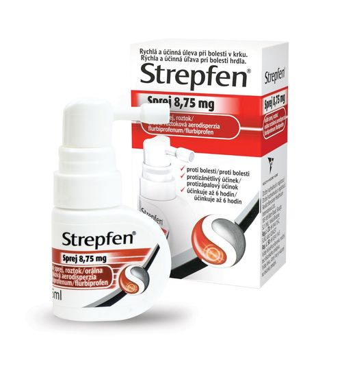 Strepfen 8,75 mg orální sprej 15 ml