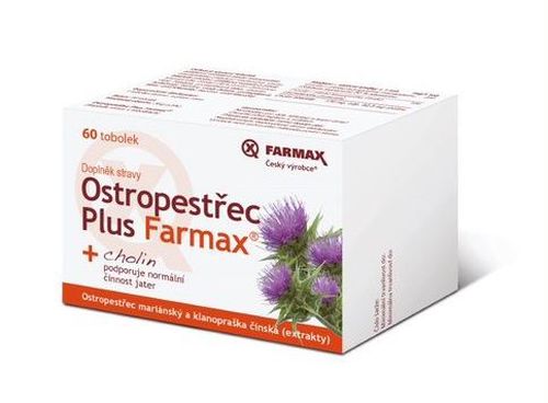 Farmax Ostropestřec Plus 60 tobolek