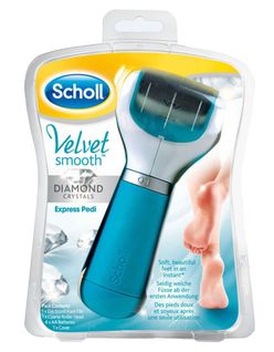 Scholl Velvetsmooth Elektrický pilník na chodidla modrý