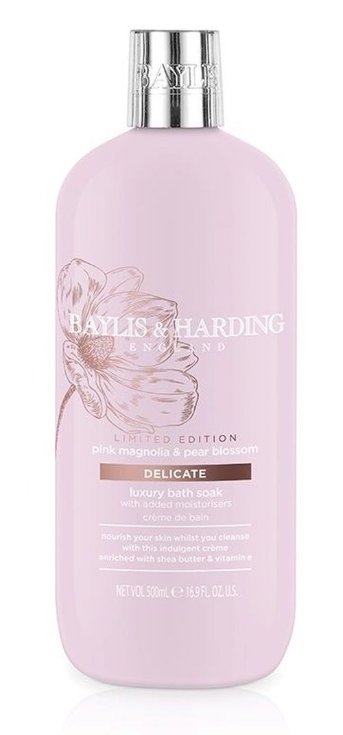 Baylis & Harding Pěna do Koupele Růžová magnólie a hruškový květ 500 ml