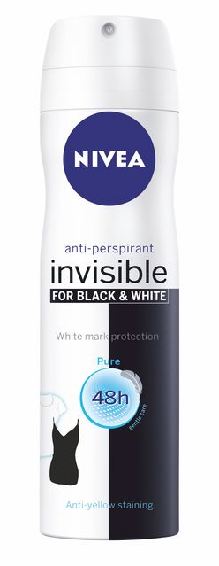 Nivea AP Black&White Pure sprej 150 ml