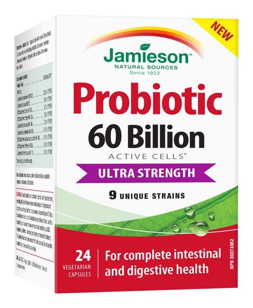 Jamieson Probiotic 60 miliard ULTRA STRENGTH 24 kapslí