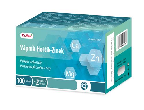 Dr.Max Vápník-Hořčík-Zinek 100 tablet