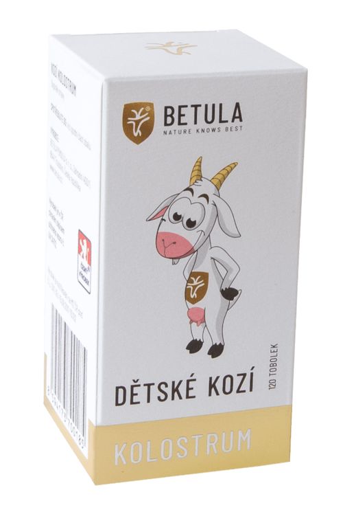 Betula - Dětské kozí kolostrum (colostrum), 125 mg, 120 kapslí