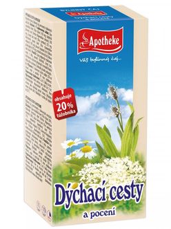 Apotheke Dýchací cesty a pocení porcovaný čaj 20x1,5 g