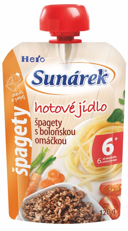 Sunárek Špagety s boloňskou omáčkou 120 g