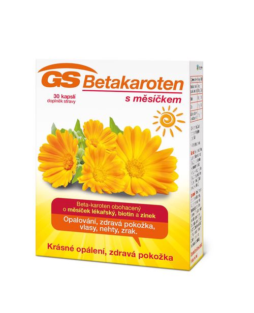 GS Betakaroten s měsíčkem 30 kapslí