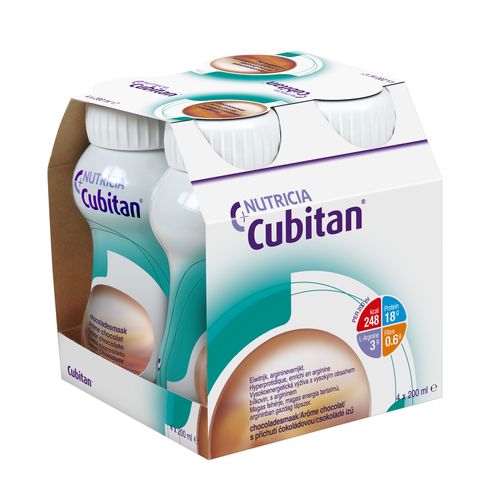 Cubitan S příchutí čokoládovou 4x200ml 4x200 ml