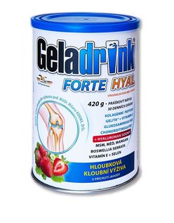 Geladrink FORTE HYAL jahoda práškový nápoj 420 g