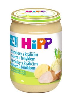 Hipp BABY MENU BIO Brambory s králičím masem a fenyklem 190 g