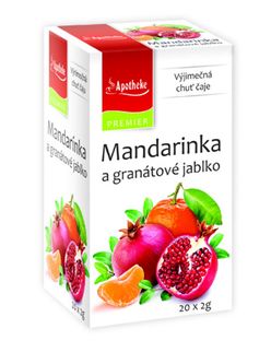 Apotheke Mandarinka a granátové jablko nálevové sáčky 20x 2 g