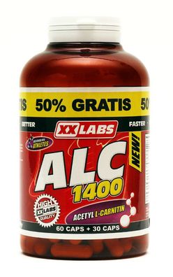 Xxlabs ALC Acetyl L-Carnitine 60+30 kapslí