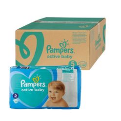 Pampers Active Baby vel. 5 dětské pleny Monthly Box 150 ks