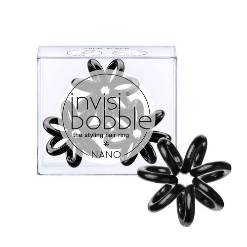 Invisibobble Nano True Black gumička do vlasů 3 ks