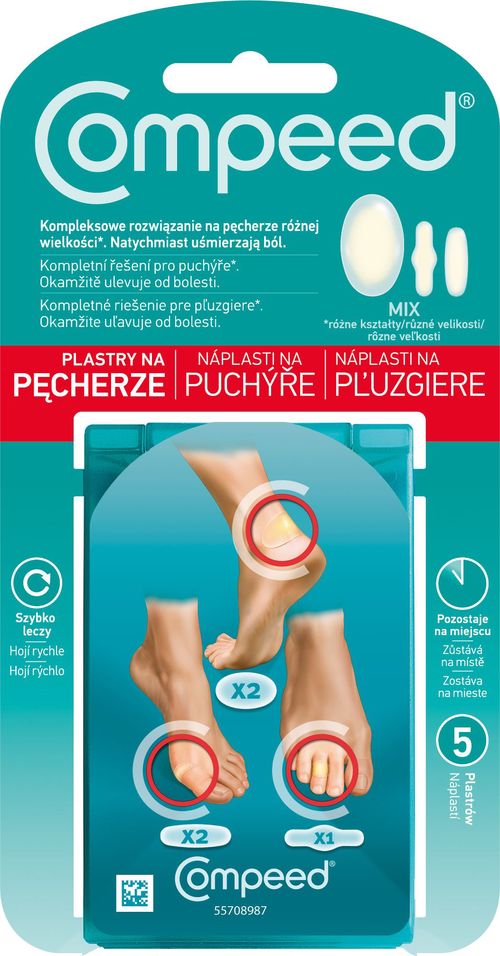 Compeed Náplasti na puchýře mix 5 ks