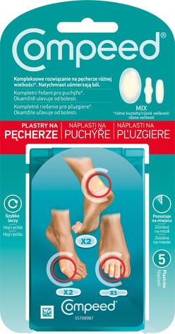 Compeed Náplasti na puchýře mix 5 ks