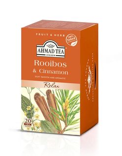 Ahmad Tea Rooibos & Cinnamon porcovaný čaj 20 x 1,5 g