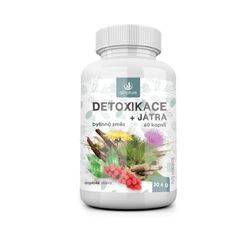 Allnature Detoxikace + játra bylinný extrakt 60 kapslí