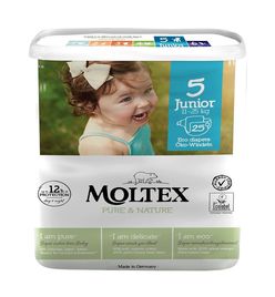 Moltex Pure & Nature Junior 11-25 kg dětské pleny 25 ks