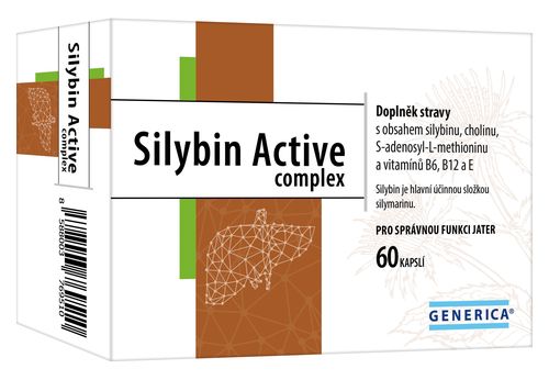 Generica Silybin Active complex 60 kapslí